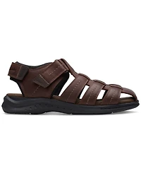 Clarks Men's Walkford Fish Tumbled Leather Sandals