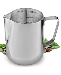 Frothing Pitcher Milk Frother Cup - Easy to Read Measurements