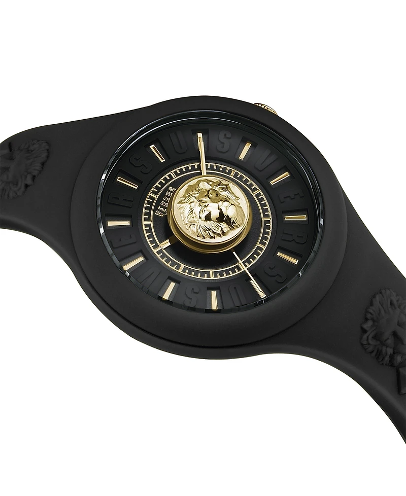 Versus Versace Women's 3 Hand Quartz Fire Island Silicone Watch