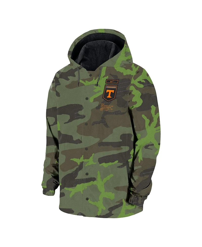 Men's Nike Camo Tennessee Volunteers Hoodie Full-Snap Jacket