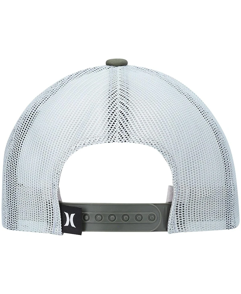 Men's Hurley Green Seacliff Trucker Snapback Hat