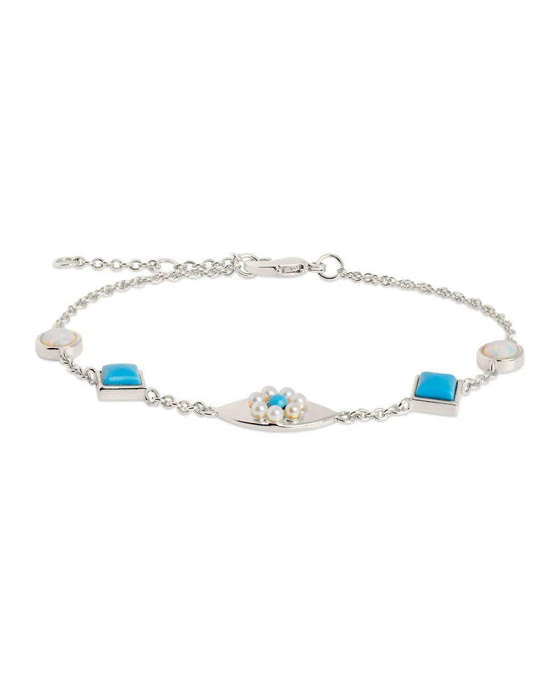 Sterling Forever Varuna Evil Eye Bracelet
