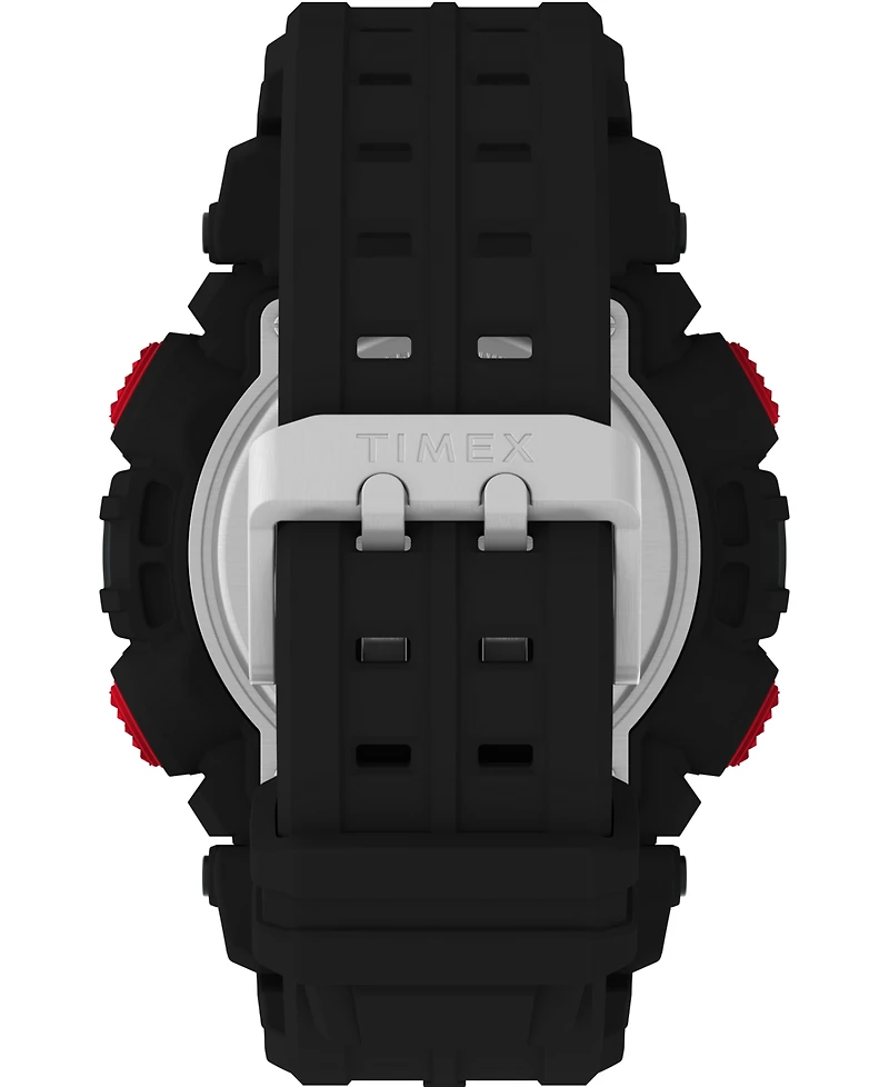 Timex Ufc Men's Quartz Redemption Resin Black Watch, 50mm