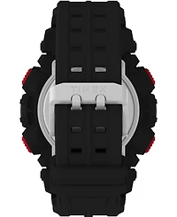 Timex Ufc Men's Quartz Redemption Resin Black Watch, 50mm