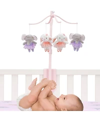 Bedtime Originals Tiny Dancer Ballet Animals Musical Baby Crib Mobile Soother Toy