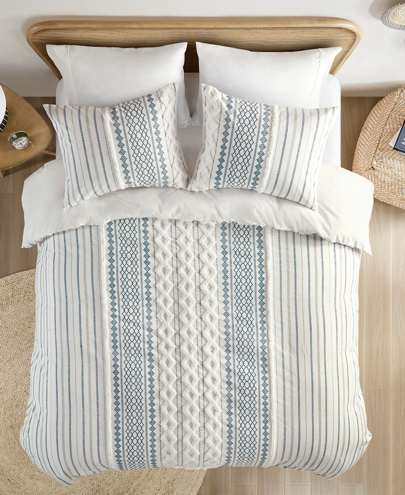 Ink+Ivy Imani 3-Pc. Duvet Cover Set, King/California King