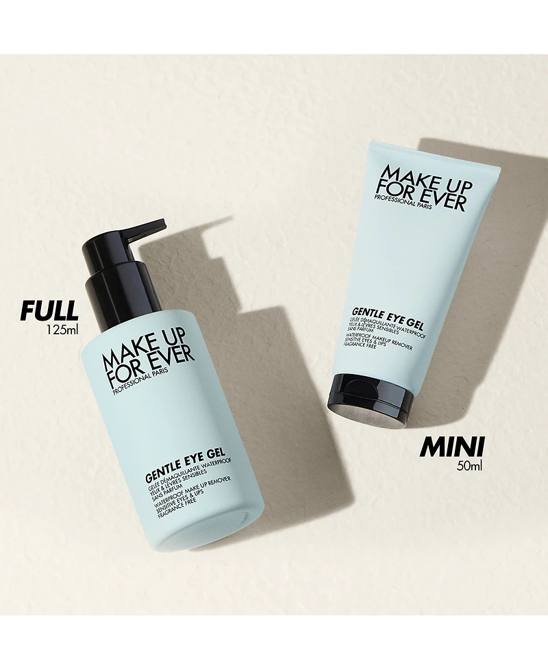 Make Up For Ever Gentle Eye Gel Waterproof Eye & Lip Makeup Remover, 4.2 oz.