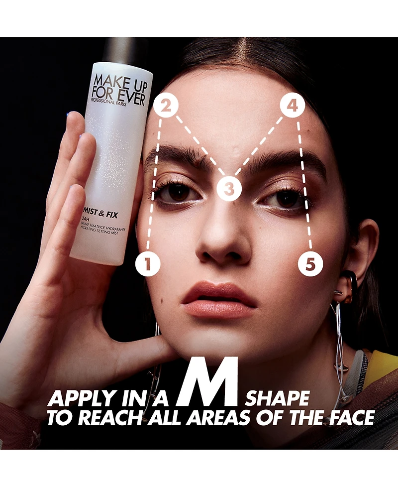 Make Up For Ever Mist & Fix 24H Hydrating Setting Mist Mini, 1 oz.