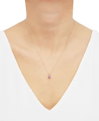 Birthstone Pendant 14k Gold or White