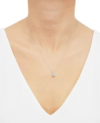 Birthstone Pendant 14k Gold or White