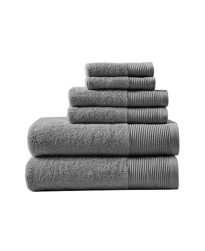 Closeout! Beautyrest Nuage Cotton Lyocell Blend 6 Piece Towel Set