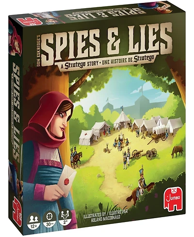 Jumbo Spies Lies a Strategy Story Board fame of Deduction Deception Games, Head-To-Head, 30 Minute Playing Time