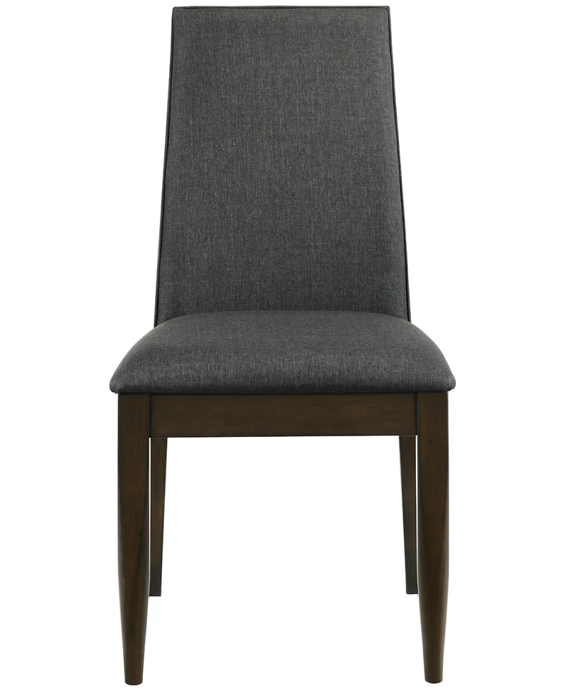 Coaster Home Furnishings Wes 2-Piece Asian Hardwood Upholstered Side Chair Set