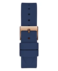 Guess Women's Analog Blue Silicone Watch 38mm