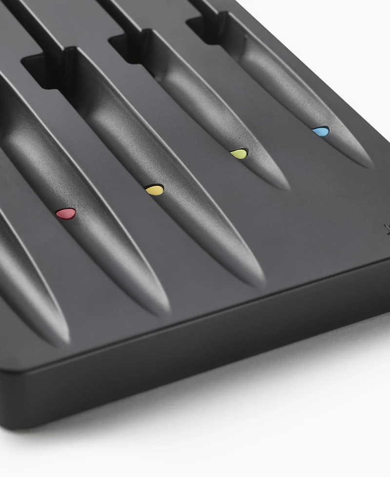 Joseph Joseph Elevate Knives Store 5-Piece Knife Set with in-Drawer Storage Tray