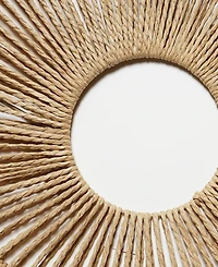 American Art Decor Woven Paper Rope Wall Decor, Set of 3
