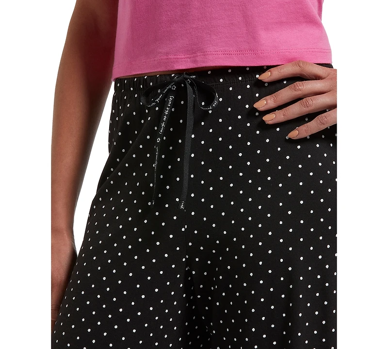 Hue Women's Sleepwell Printed Knit Pajama Pant made with Temperature Regulating Technology