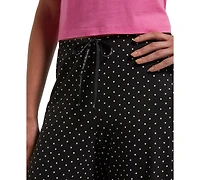 Hue Women's Sleepwell Printed Knit Pajama Pant made with Temperature Regulating Technology