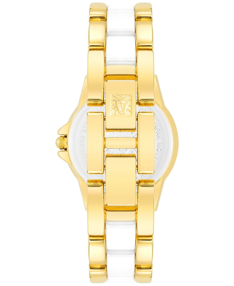 Anne Klein Women's Ceramic & Metal Bracelet Watch 30mm