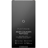 Codeage Multi Collagen and Biotin 10,000 mcg + Vitamin C, B6 & D3, Keratin, Hyaluronic Acid, Niacin, 18 Amino Acids - Stick Packs Supplement