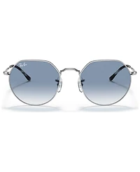 Ray-Ban Unisex Geometric Metal Sunglasses, RB3565 Jack