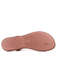 Ipanema Women's Trendy T-strap Flat Sandals