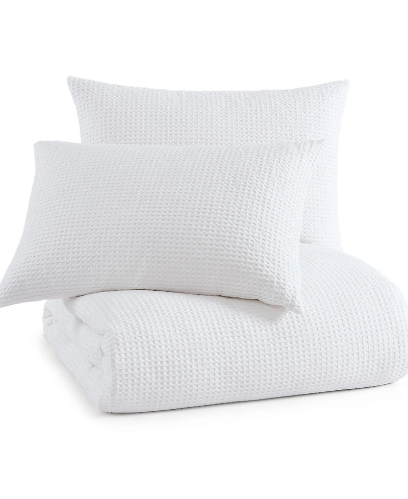Dkny Modern Waffle 3 Piece Comforter Set