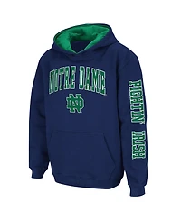 Big Boys Colosseum Navy Notre Dame Fighting Irish 2-Hit Team Pullover Hoodie