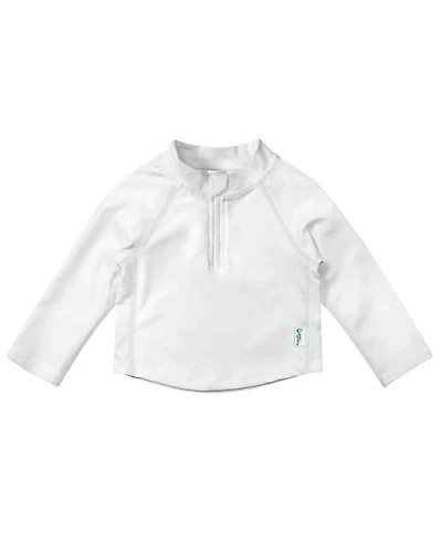 green sprouts Toddler Boys Long Sleeve Zip Rashgaurd Shirt
