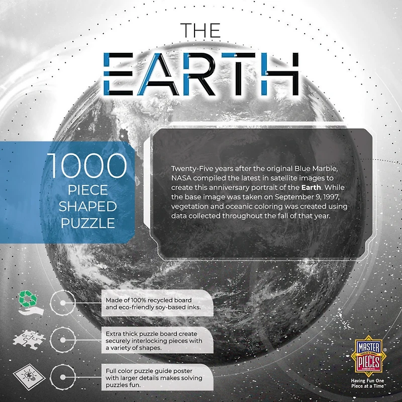 Masterpieces The Earth - 1000 Piece Round Jigsaw Puzzle for Adults