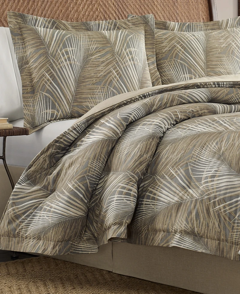 Tommy Bahama Home Raffia Palms Reversible Comforter Set