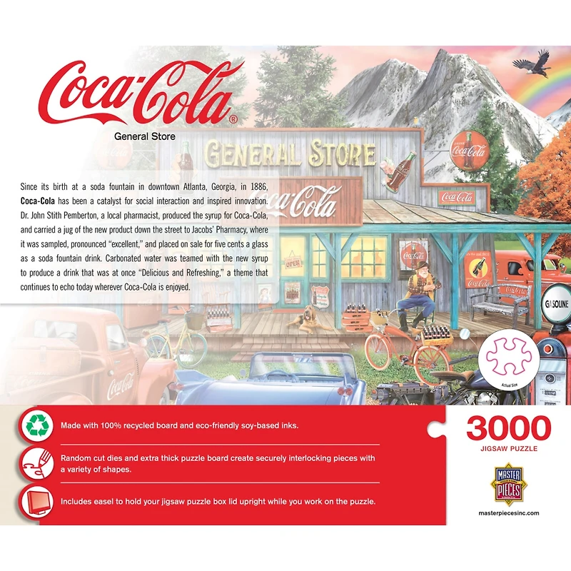 Masterpieces Coca-Cola General Store 3000 Piece Puzzle for Adults