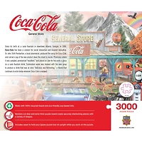 Masterpieces Coca-Cola General Store 3000 Piece Puzzle for Adults