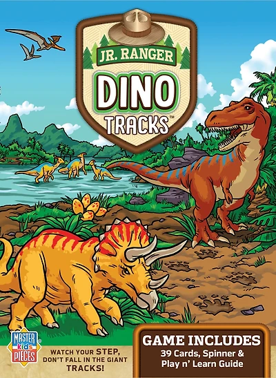 Masterpieces Jr. Ranger Dino Tracks Card Game