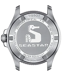 Tissot Women's Swiss Seastar 1000 White Silicone Strap Watch 36mm