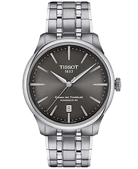 Tissot Unisex Swiss Automatic Chemin des Tourelles Powermatic 80 Stainless Steel Bracelet Watch 39mm