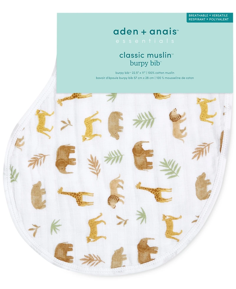 aden + anais Baby Boys or Baby Girls Tanzania Print Burpy Bib