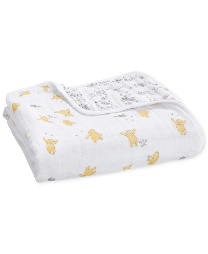 aden by aden + anais Baby Boys Winnie the Pooh Muslin Blanket