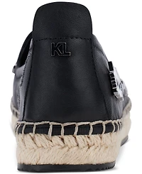 Karl Lagerfeld Paris Women's Michaela Embellished Slip-On Espadrille Flats