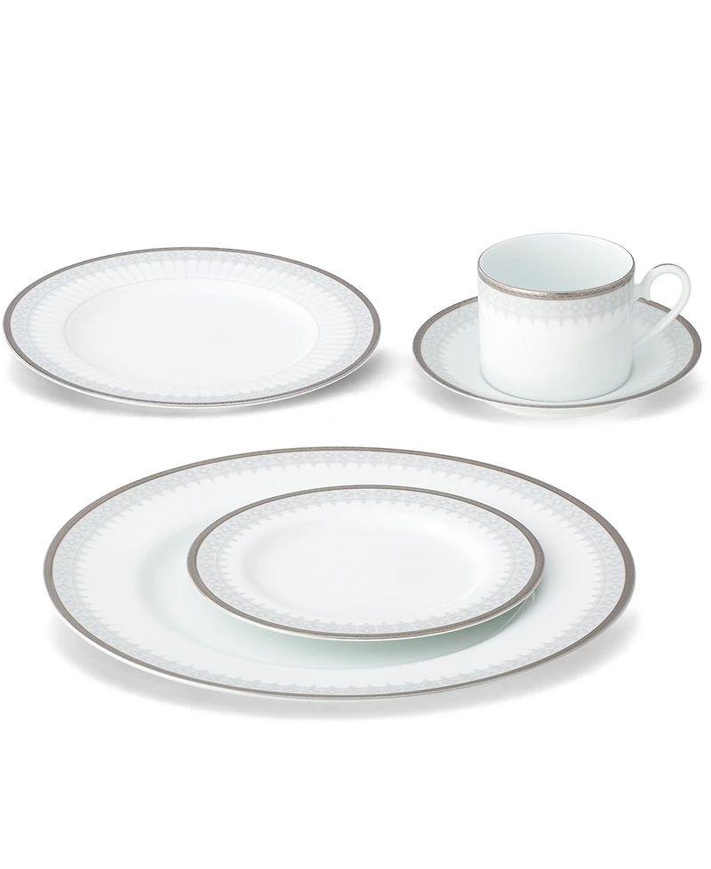 Noritake Silver Colonnade 5 Piece Place Setting