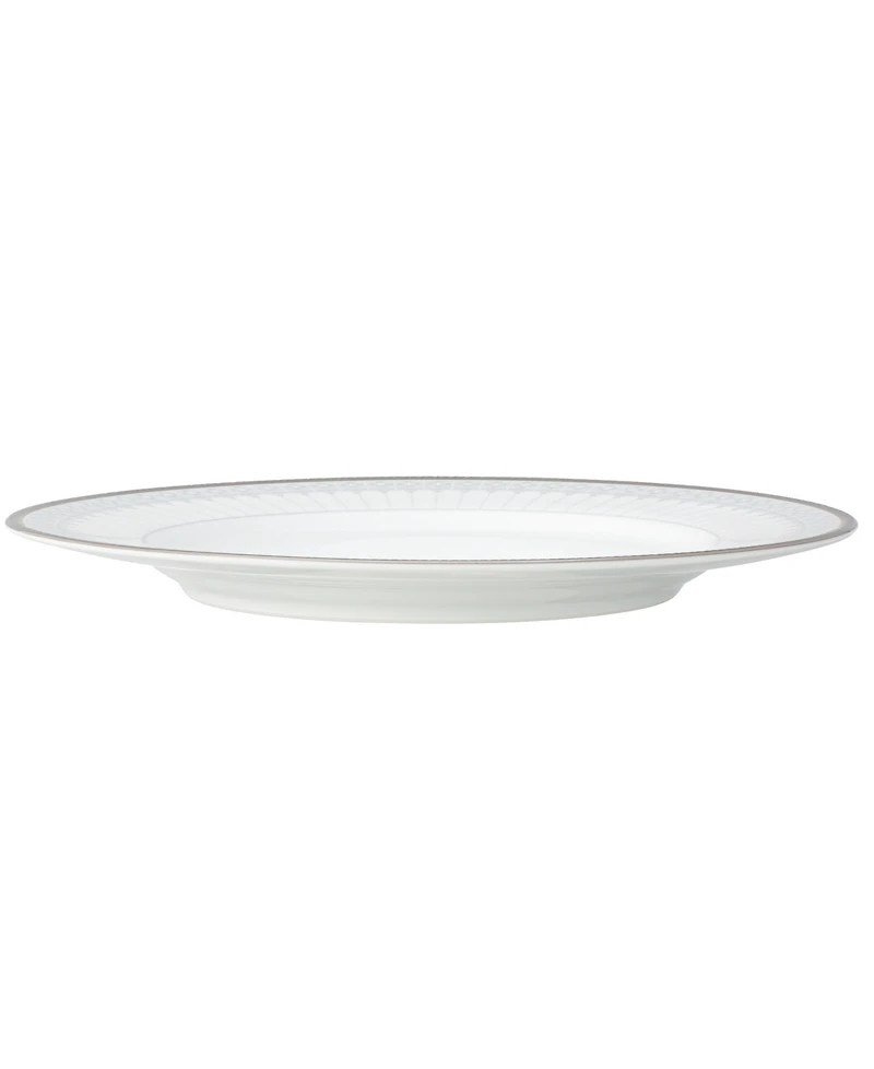 Noritake Silver Colonnade 4 Piece Salad Plate Set, Service for 4