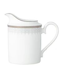 Noritake Silver Colonnade Sugar and Creamer, Set of 2