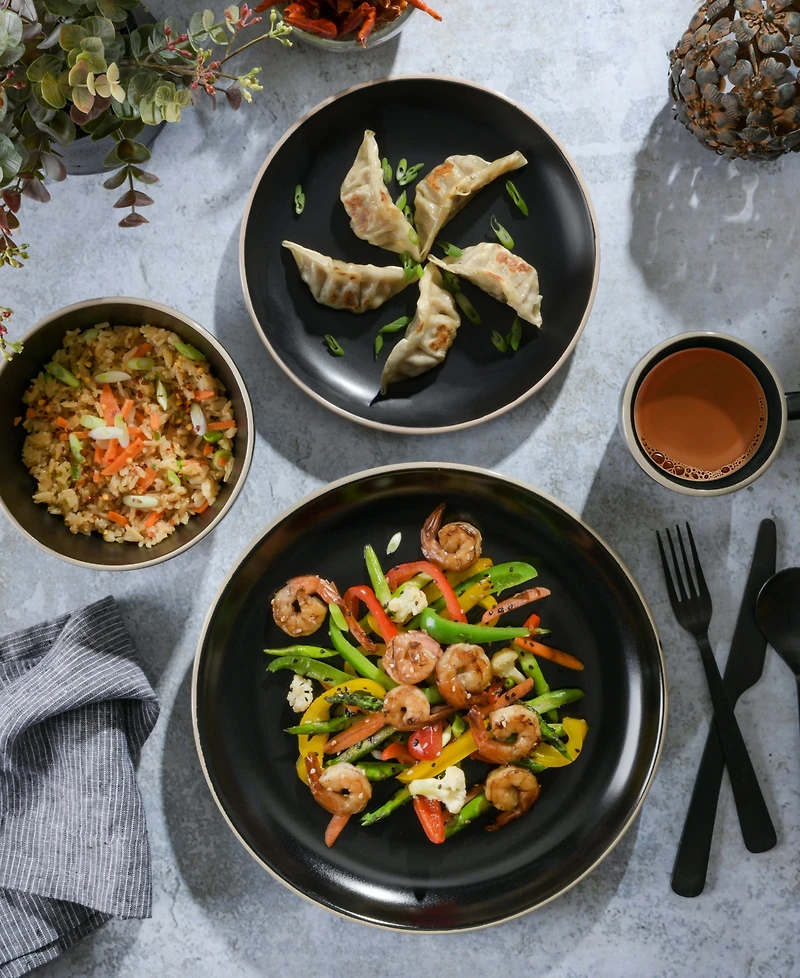 Home Rockaway 32 Piece Dinnerware Set, Service for 8