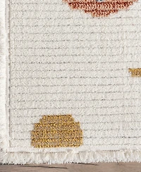 nuLoom Pearl Caree Astronaut Kids Fringe 5' x 7'6" Area Rug