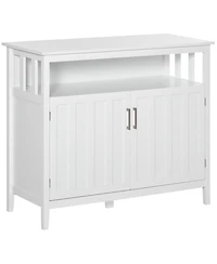 Homcom Hallway Sideboard Buffet Storage Cenza w/ Open Shelf & Cabinet,