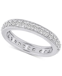 Diamond Beaded Edge Eternity Band (7/8 ct. t.w.) 14k Gold