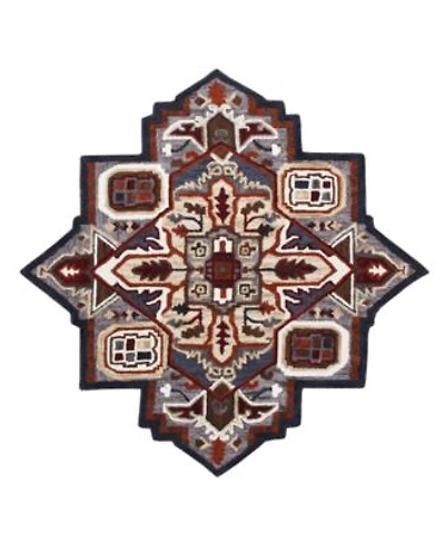 Closeout Lr Home Super Shape50923 Novelty Area Rug