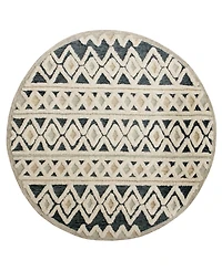 Closeout! Lr Home Sweet SINUO54111 4' x 4' Round Area Rug