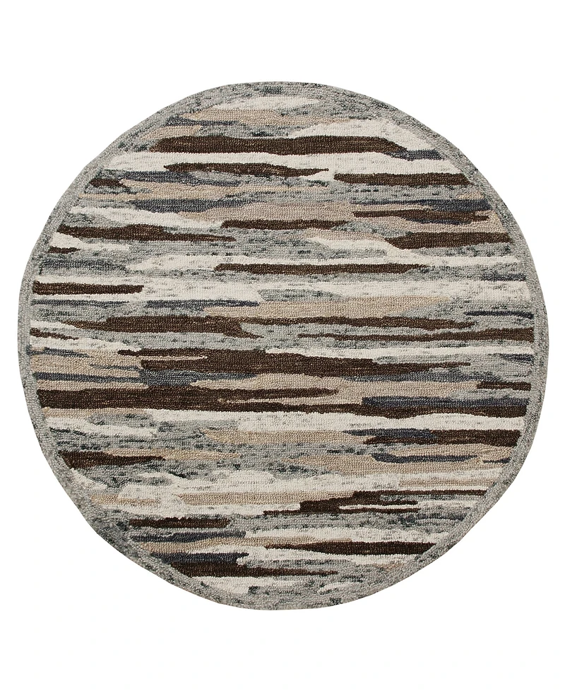 Lr Home Sweet Sinuo-121 4' x 4' Round Area Rug