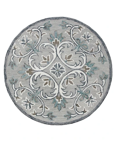 Lr Home Sweet Sinuo-152 6' x 6' Round Area Rug